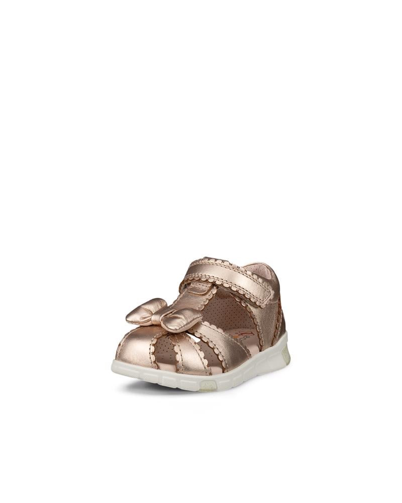 Beige ECCO MINI STRIDE FISHERMAN BOW