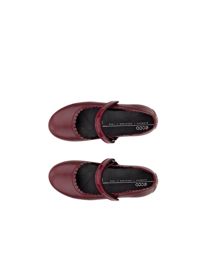 Red ECCO ANINE K MARY JANE