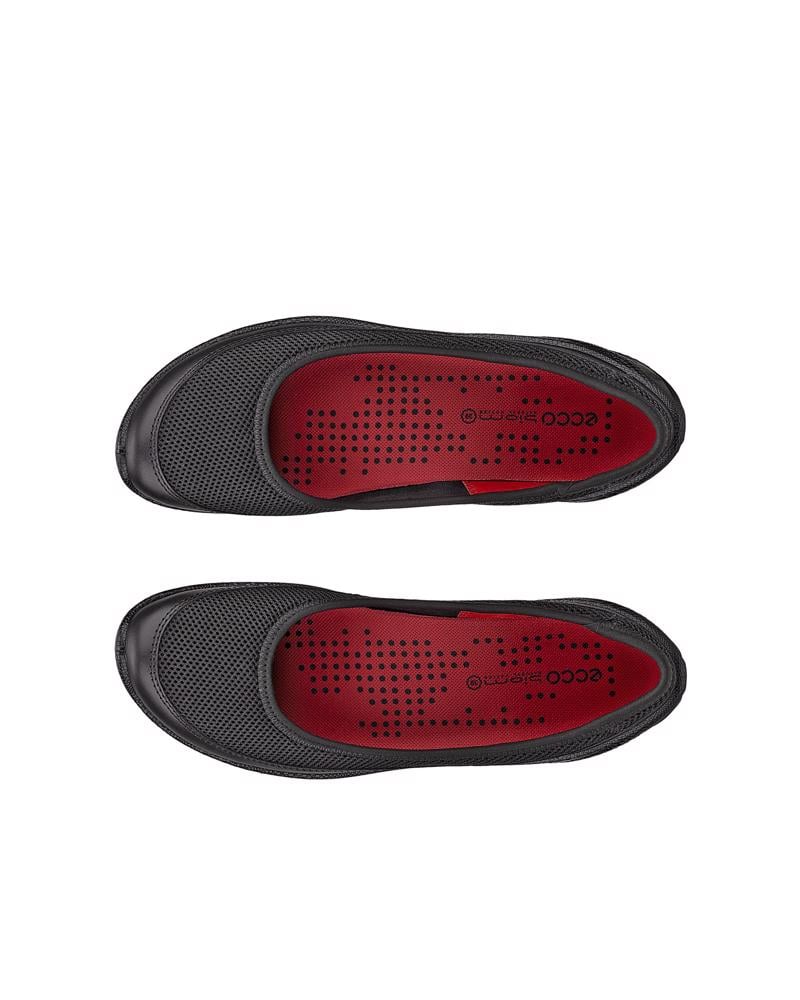 BLACK ECCO BIOM LITE W BALLERINA