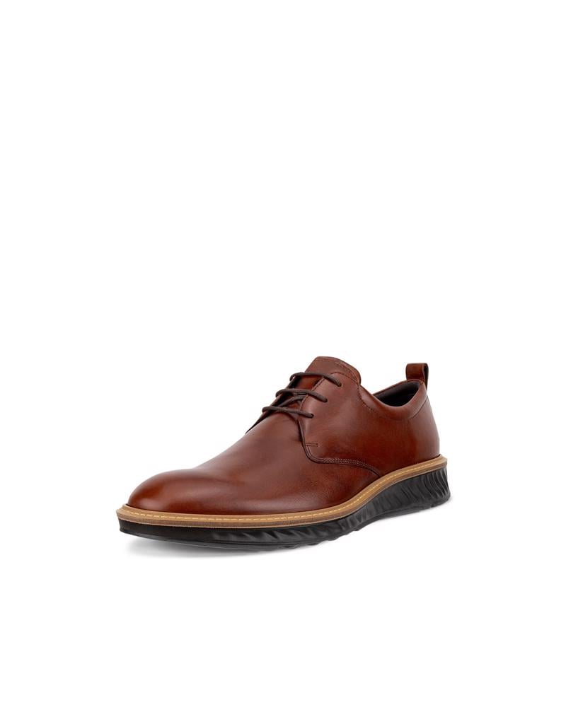 Brown ECCO ST.1 Hybrid Derby