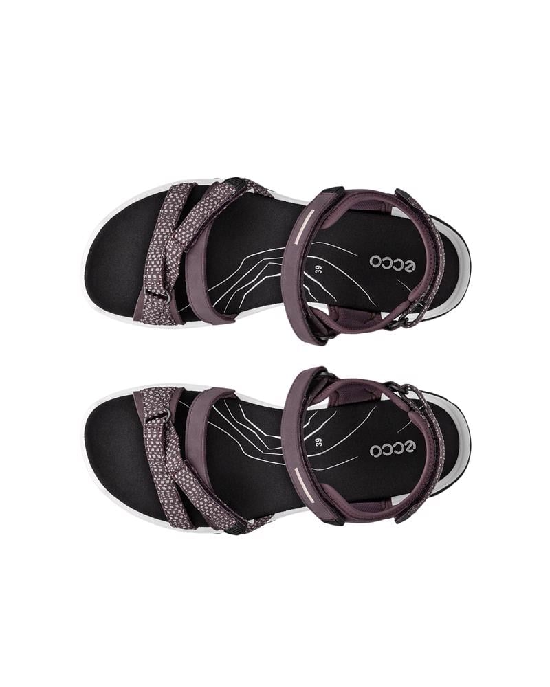 Purple ECCO OFFROAD ROAM W LEA TEX