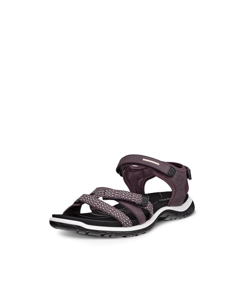 Purple ECCO OFFROAD ROAM W LEA TEX