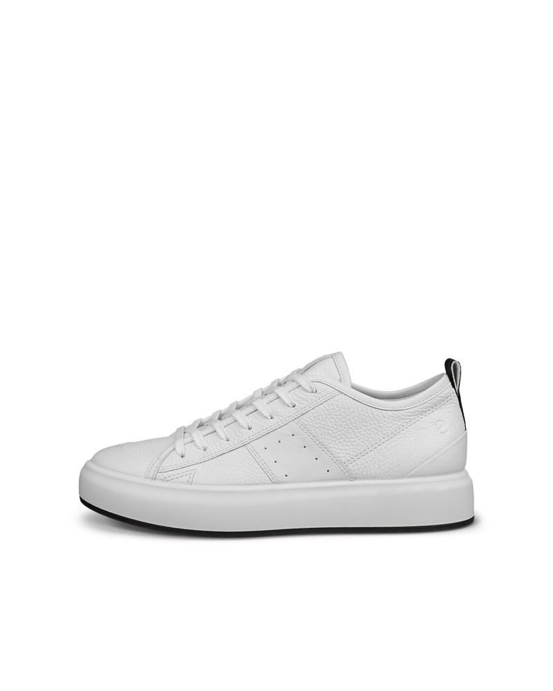 White ECCO STREET ACE W SNEAKER LEA
