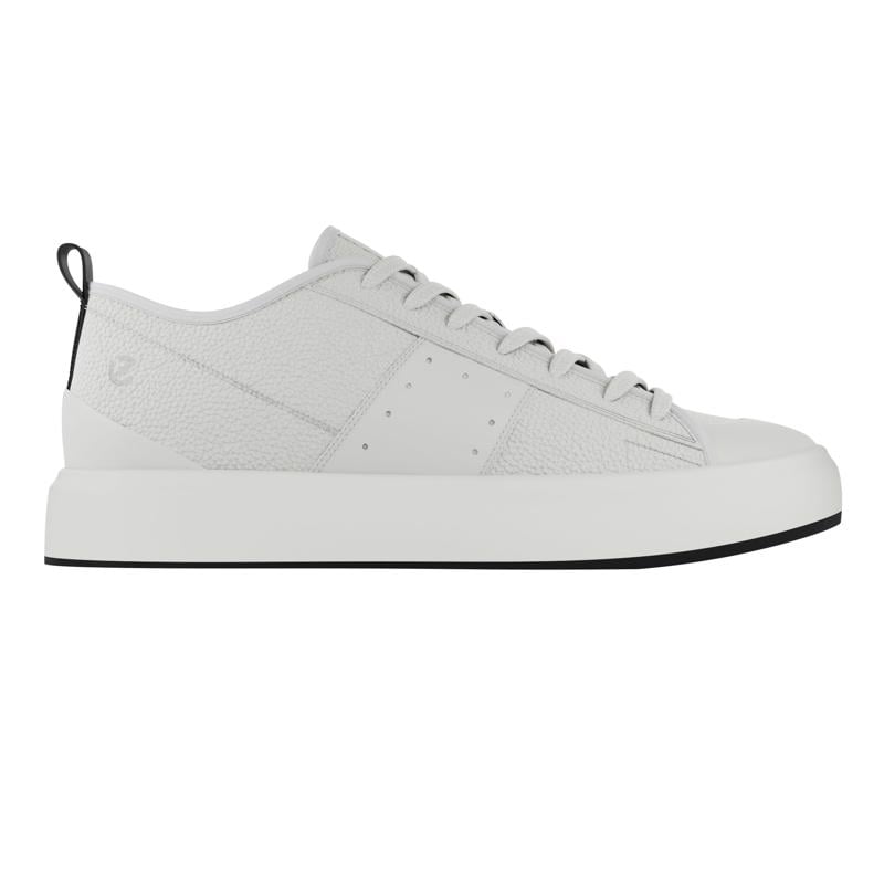 White ECCO STREET ACE W SNEAKER LEA