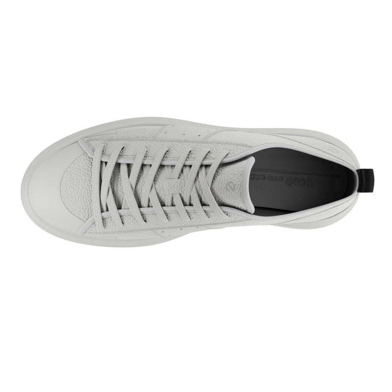 White ECCO STREET ACE W SNEAKER LEA
