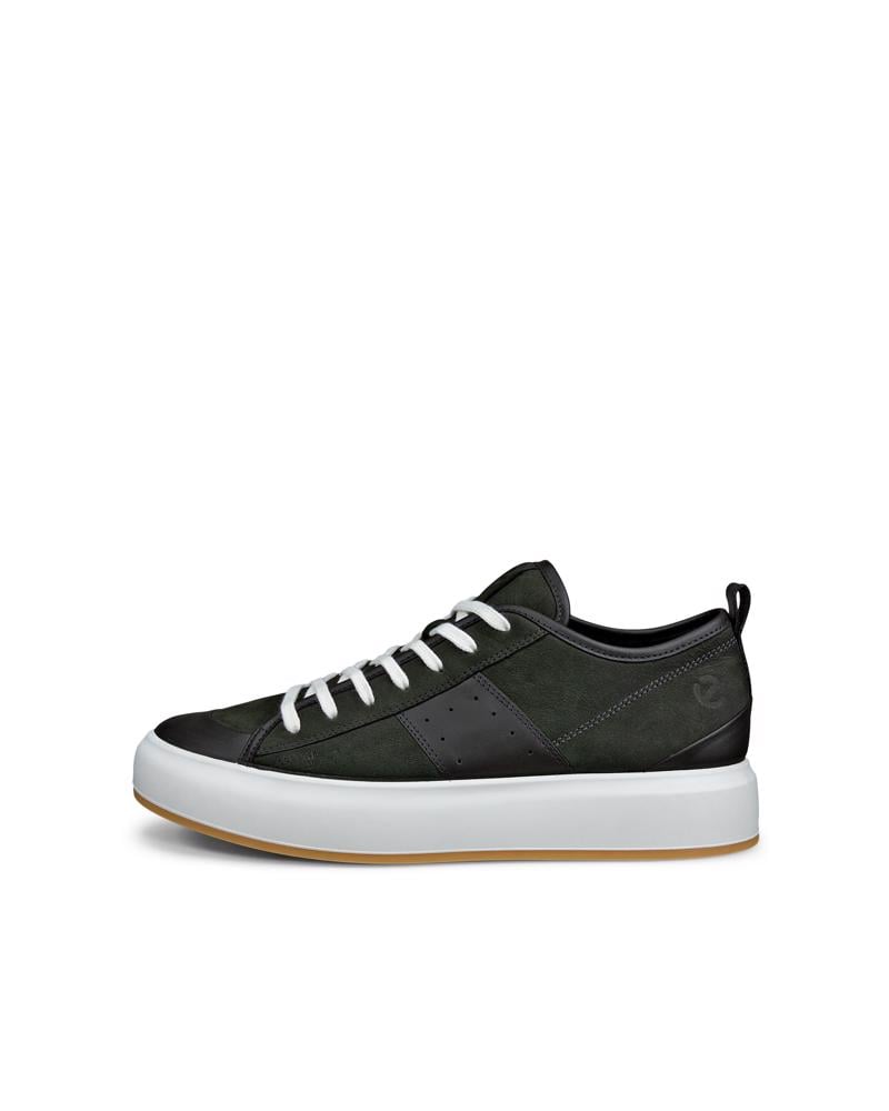 BLACK ECCO STREET ACE M LEA