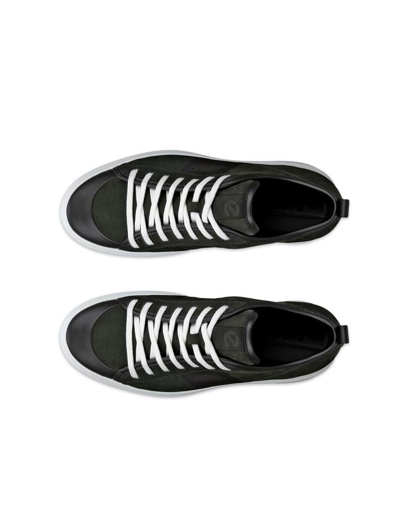 BLACK ECCO STREET ACE M LEA