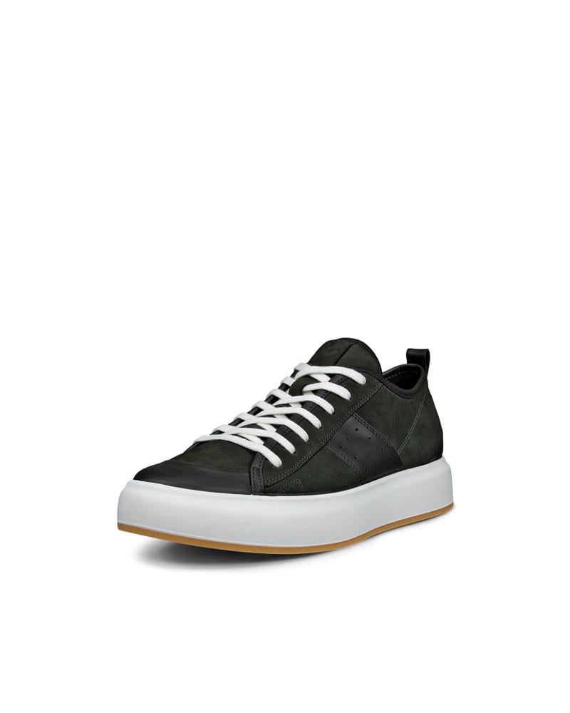 BLACK ECCO STREET ACE M LEA