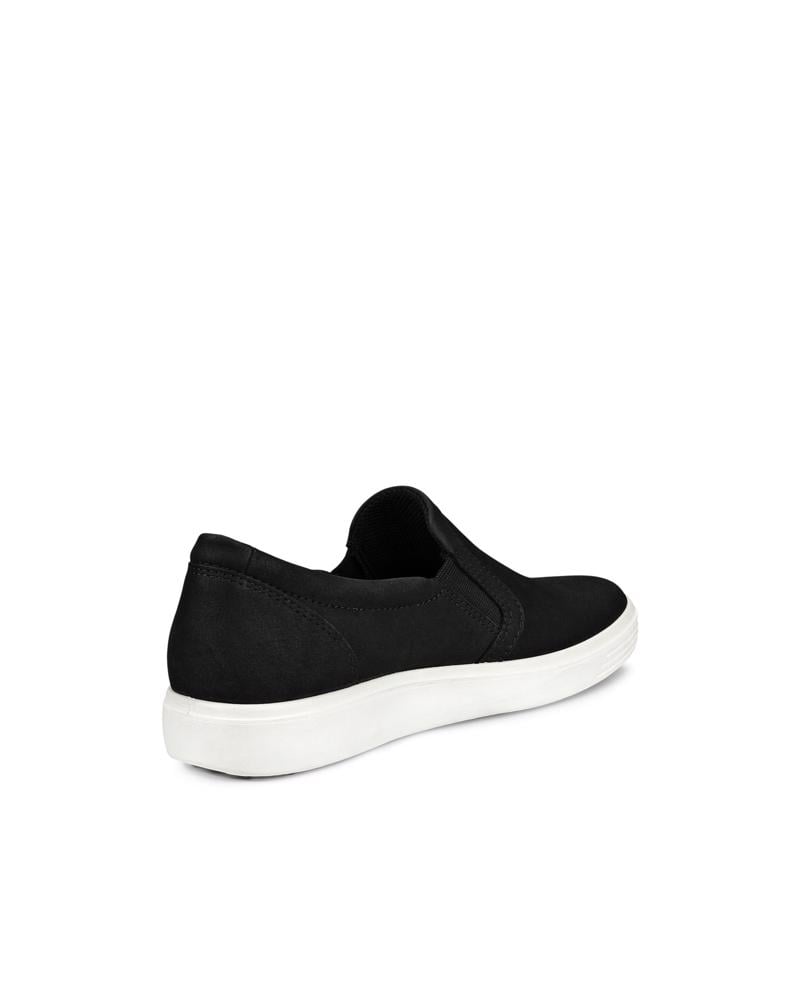 BLACK ECCO SOFT CLASSIC W SLIP-ON -