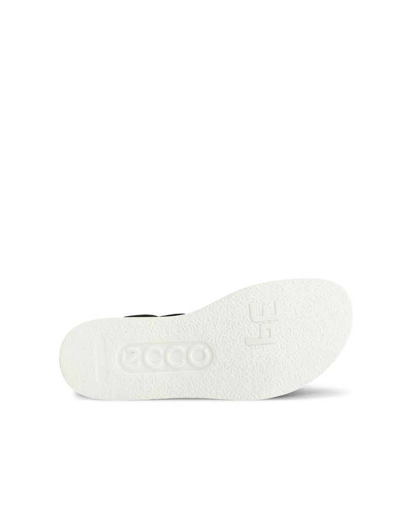 BLACK ECCO Yuma Flat Sandal