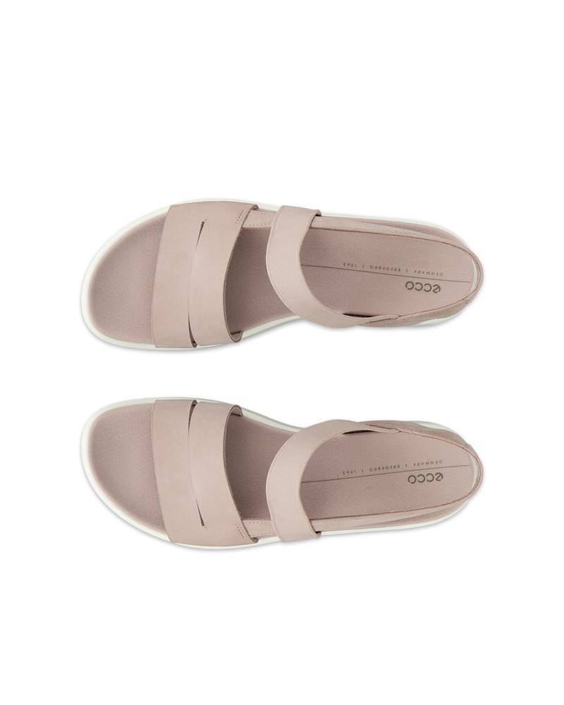 Beige ECCO Yuma Flat Sandal