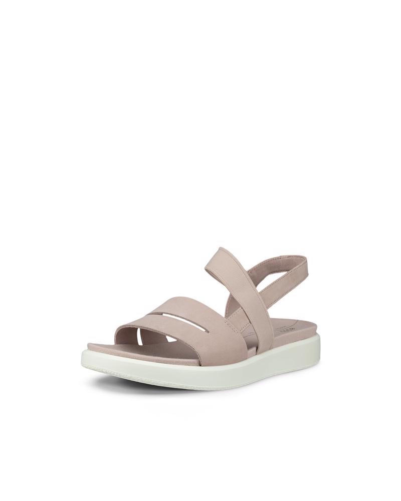 Beige ECCO Yuma Flat Sandal
