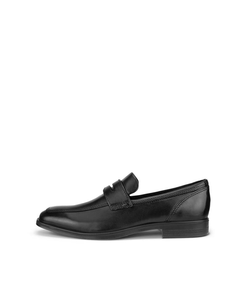 BLACK ECCO QUEENSTOWN LOAFER