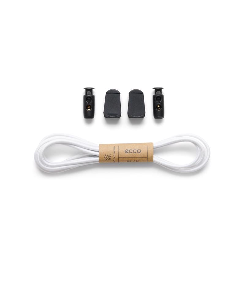 White ECCO Fast Lock Lace