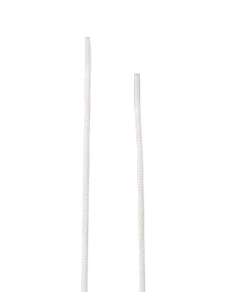 White ECCO Round Laces