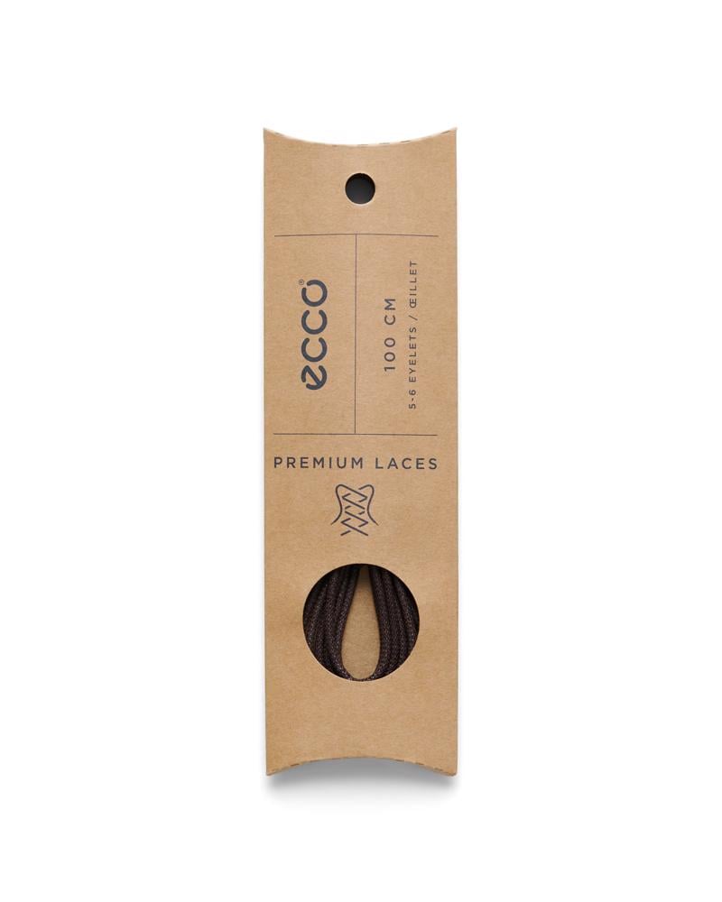 Brown ECCO Round Laces