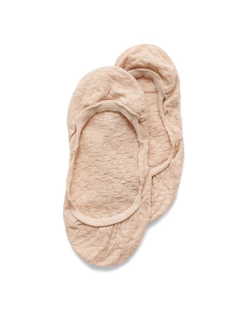 Beige ECCO Footies (2 Pairs Pack)