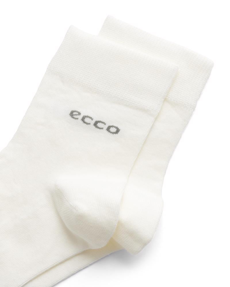 White ECCO Longlife Ankle Cut