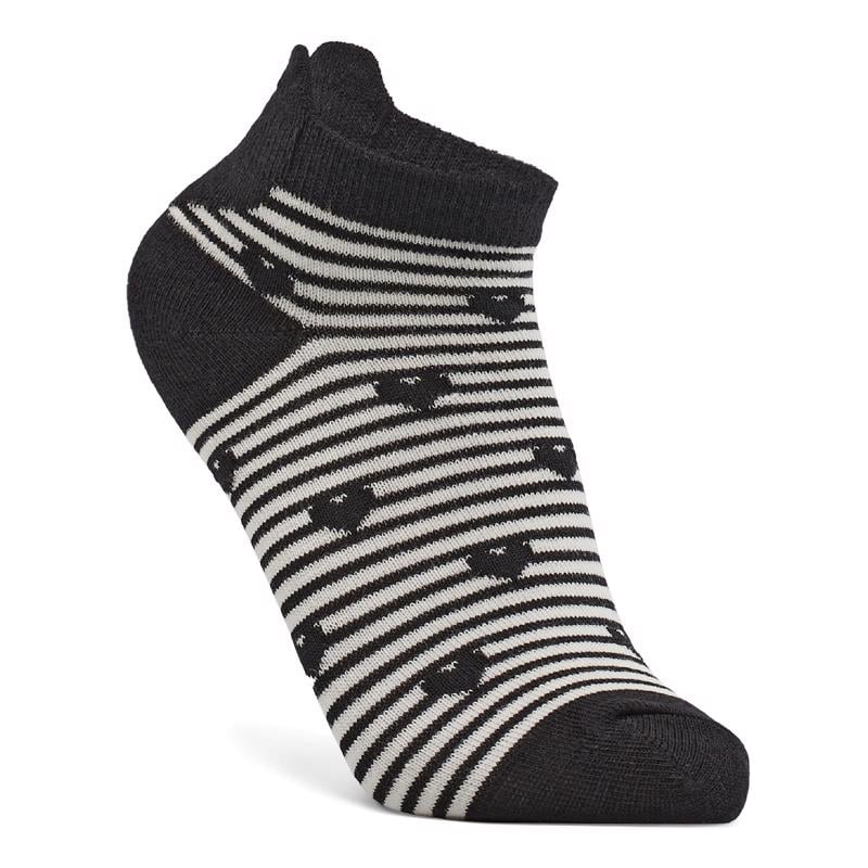 BLACK ECCO Retro Heart Low Cut