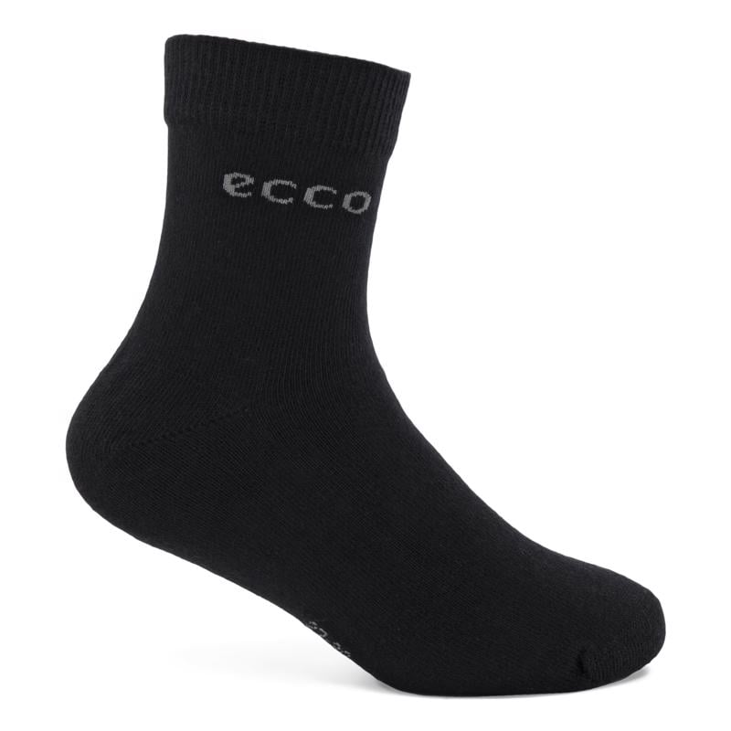 BLACK ECCO Play Longlife Mid Cut Kid