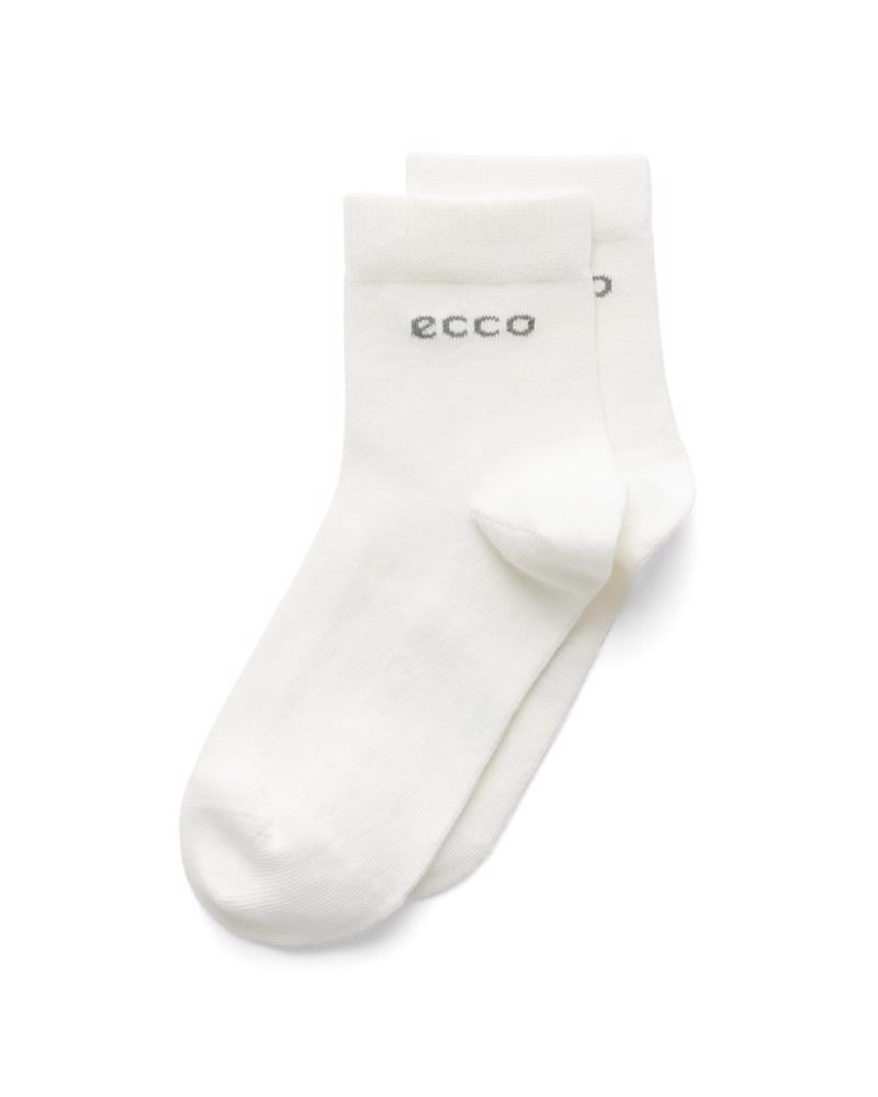White ECCO Play Longlife Mid Cut Kid
