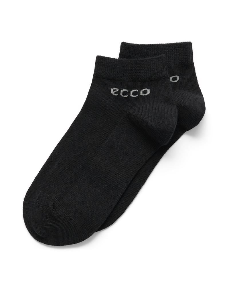 BLACK ECCO Play Longlife Low Cut 2-Pack