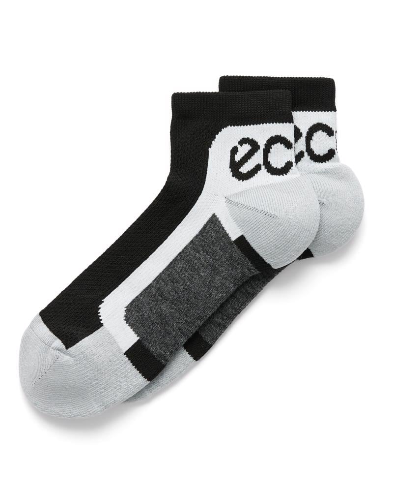 BLACK ECCO Tech Sporty Ankle Cut