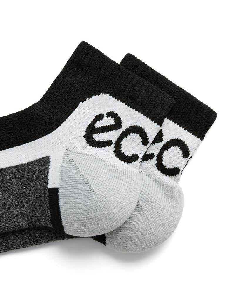 BLACK ECCO Tech Sporty Ankle Cut