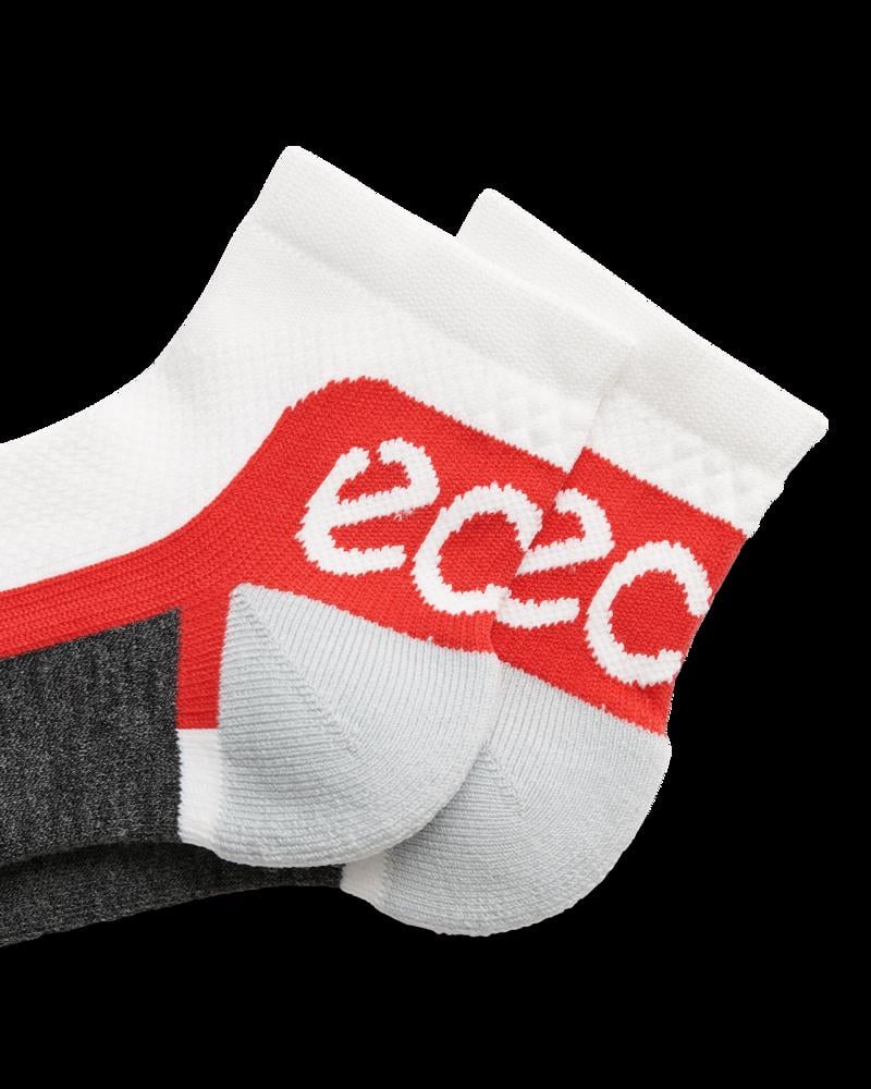 White ECCO Tech Sporty Ankle Cut