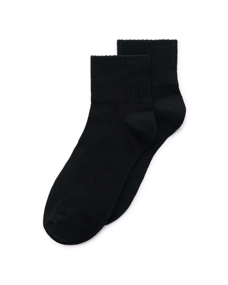 BLACK ECCO Retro Ankle Cut 2-Pack