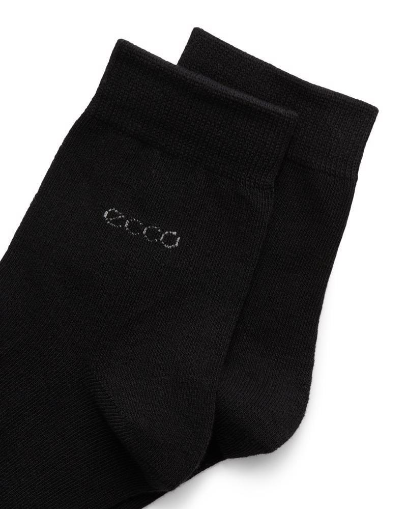 BLACK ECCO Classic Ankle Cut 3-Pack
