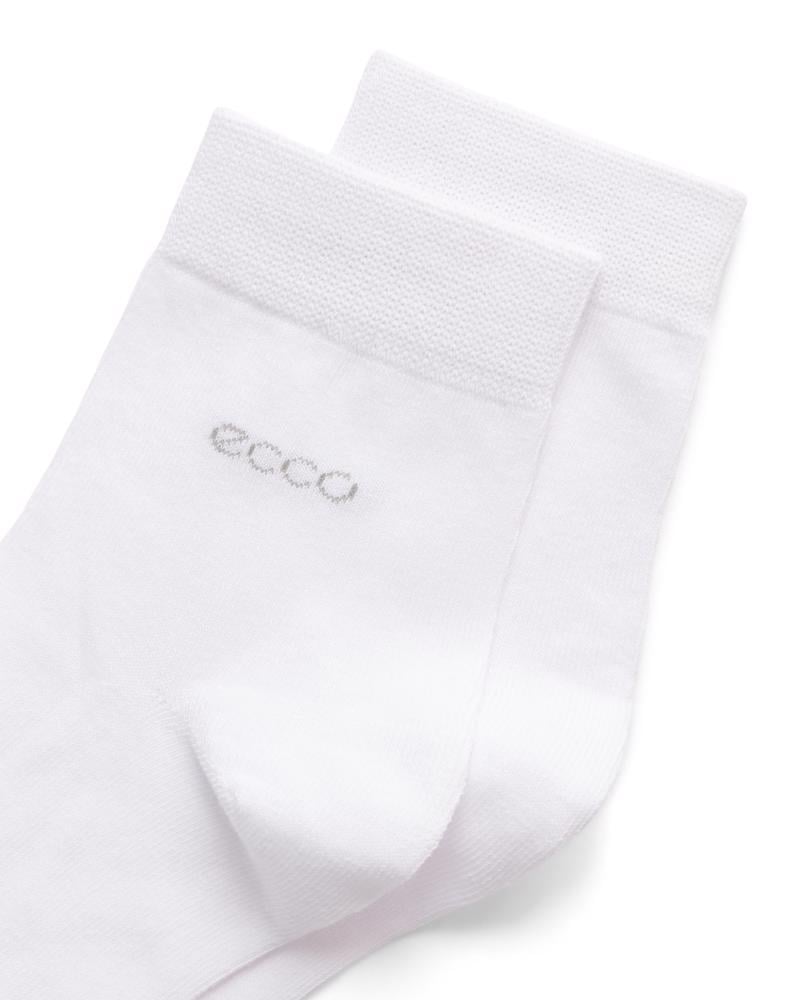 White ECCO Classic Ankle Cut 3-Pack