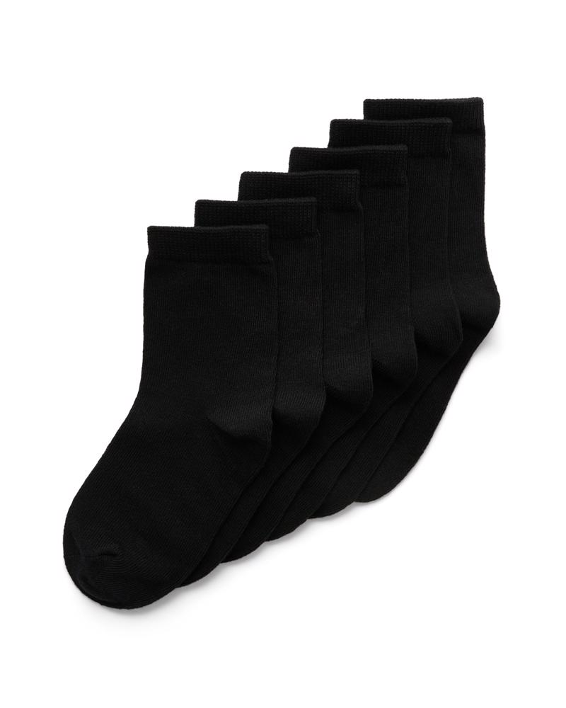 BLACK ECCO Play Mid Cut 3-Pack