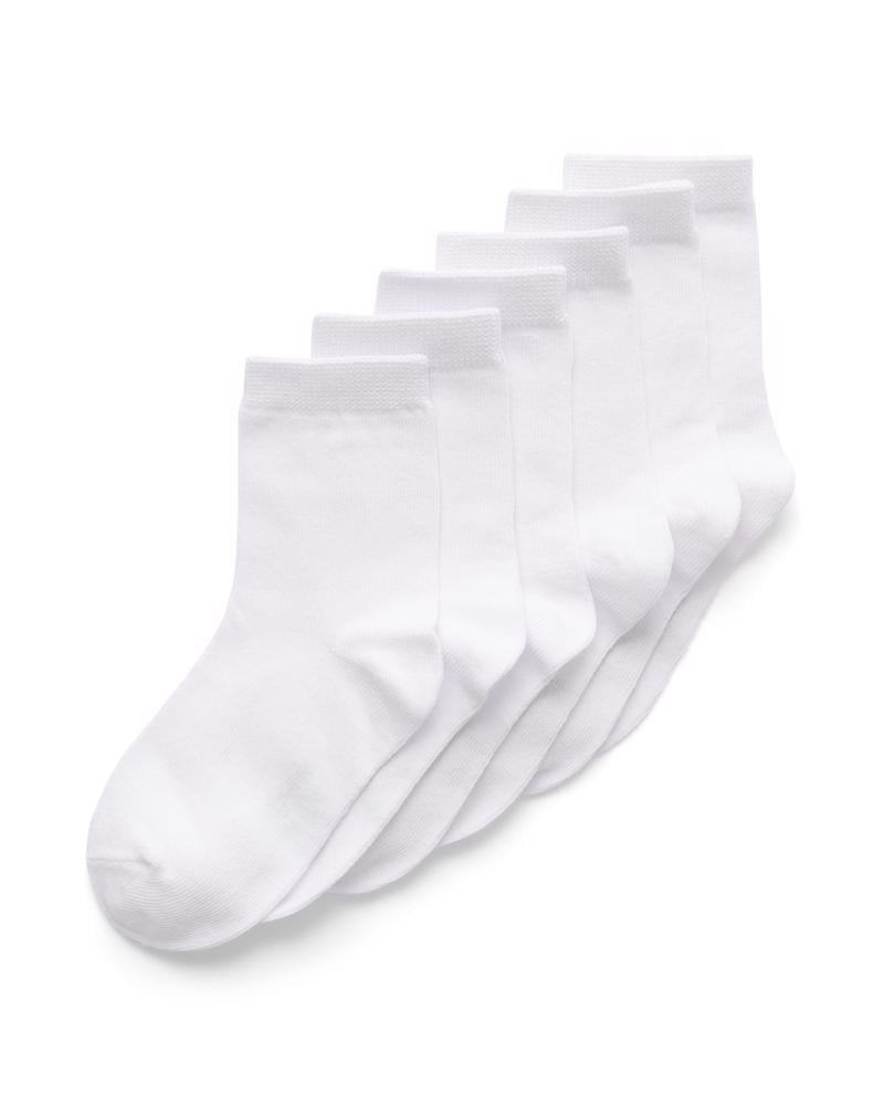 White ECCO Play Mid Cut 3-Pack