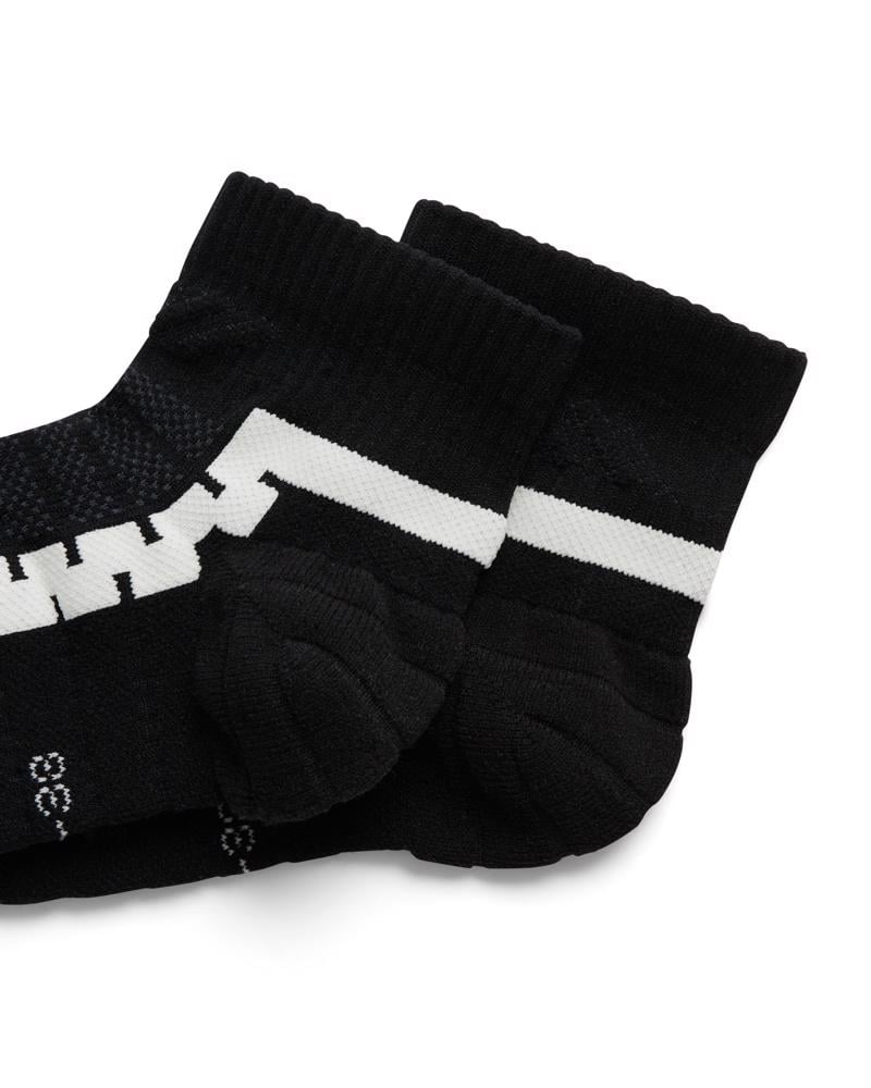 BLACK ECCO Tech Walking Ankle-Cut