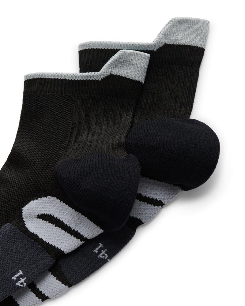 BLACK ECCO Tech Tour Lite Ankle-Cut