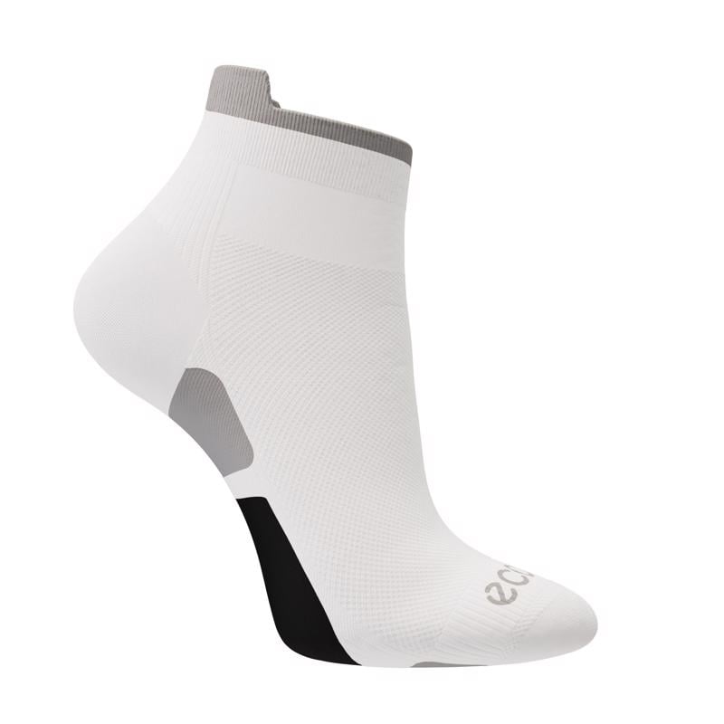 White ECCO Tech Tour Lite Ankle-Cut