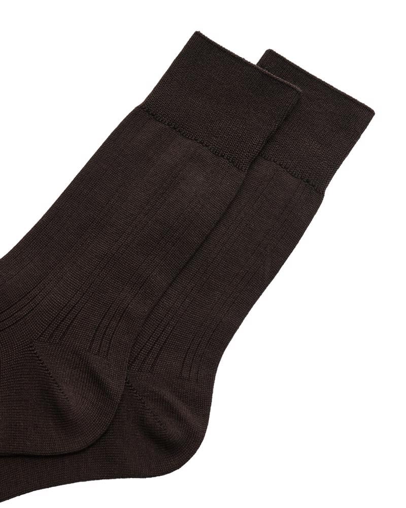 Brown ECCO Classic Ribbed Mid-Cut