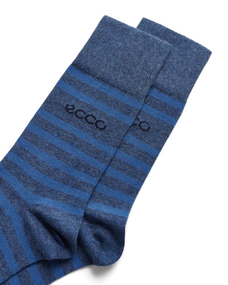 Navy ECCO Classic Stripe Mid Cut