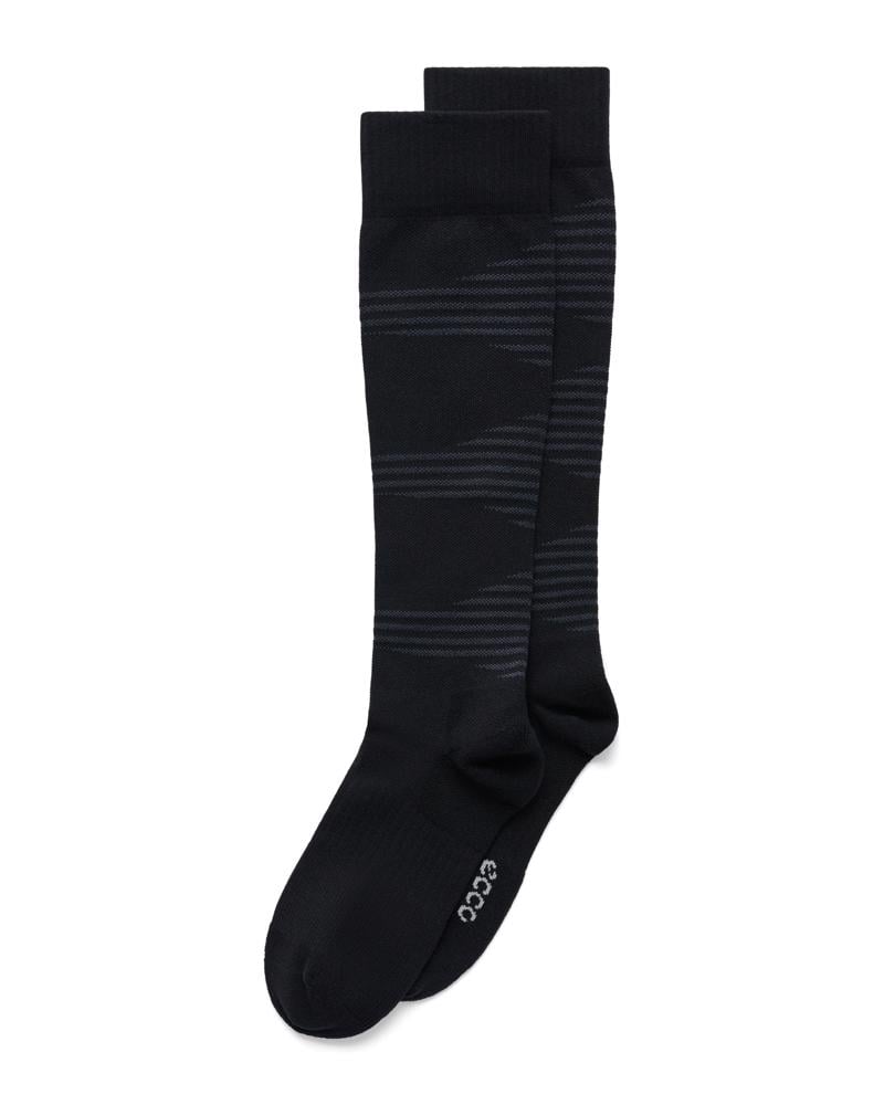 BLACK ECCO Tech Travel Sock