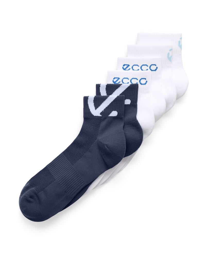 White ECCO Active Everyday Ankle-Cut