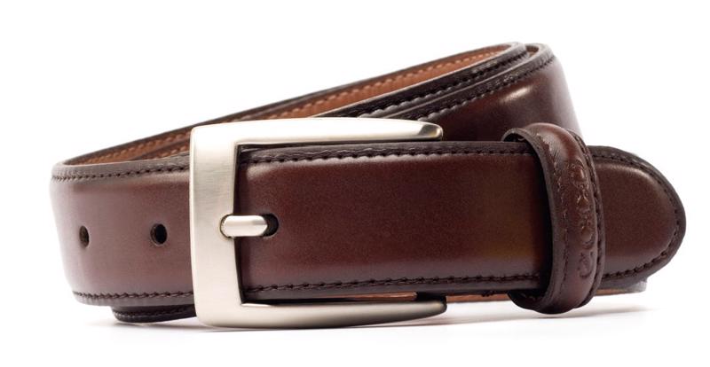 Brown ECCO Dress Belt Rust