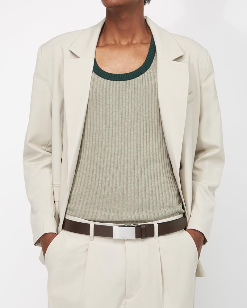 Brown ECCO Belts Italian Adjust