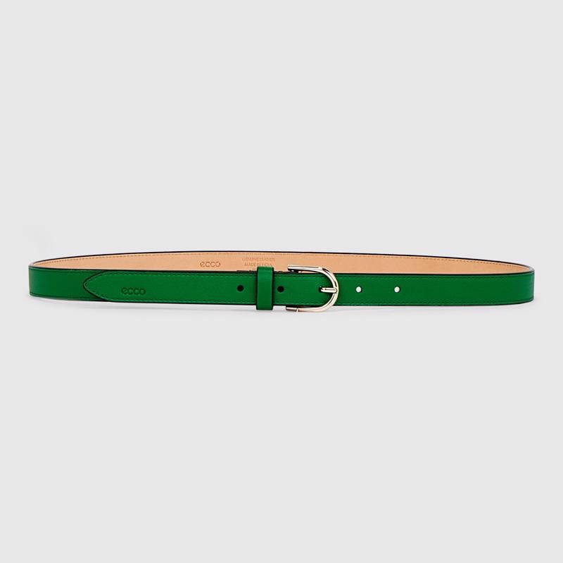 Green ECCO Formal Plain Belt
