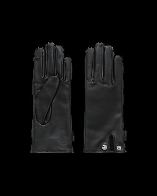 BLACK ECCO Gloves W Snap