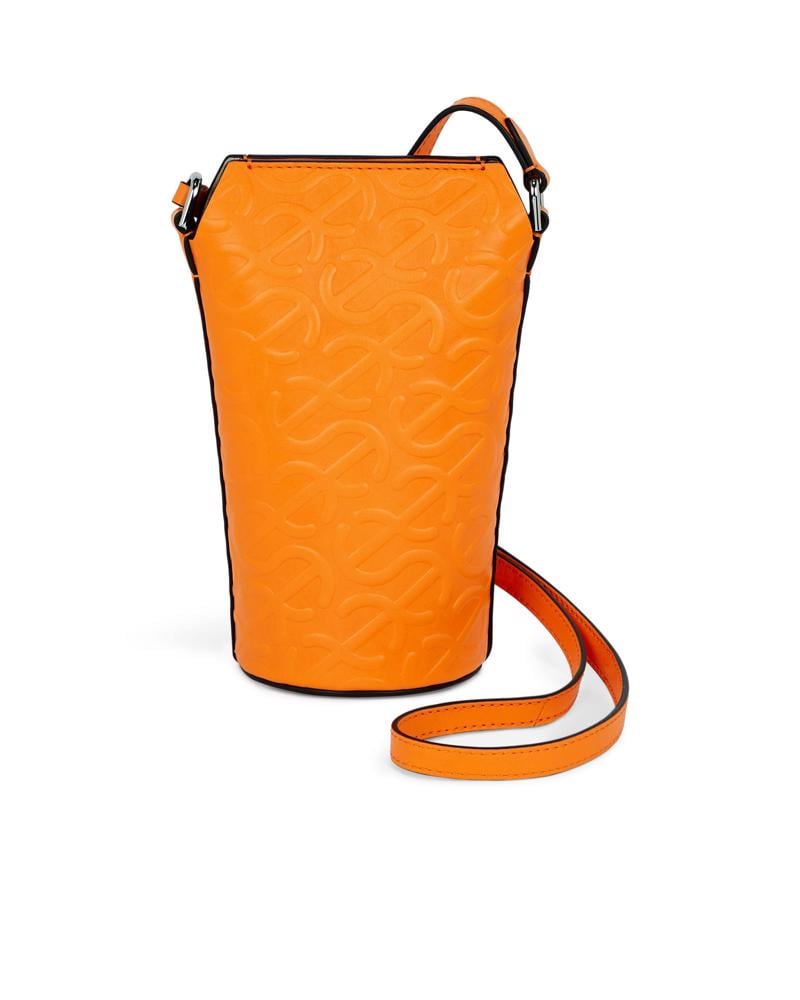Orange ECCO Pot Bag Wave