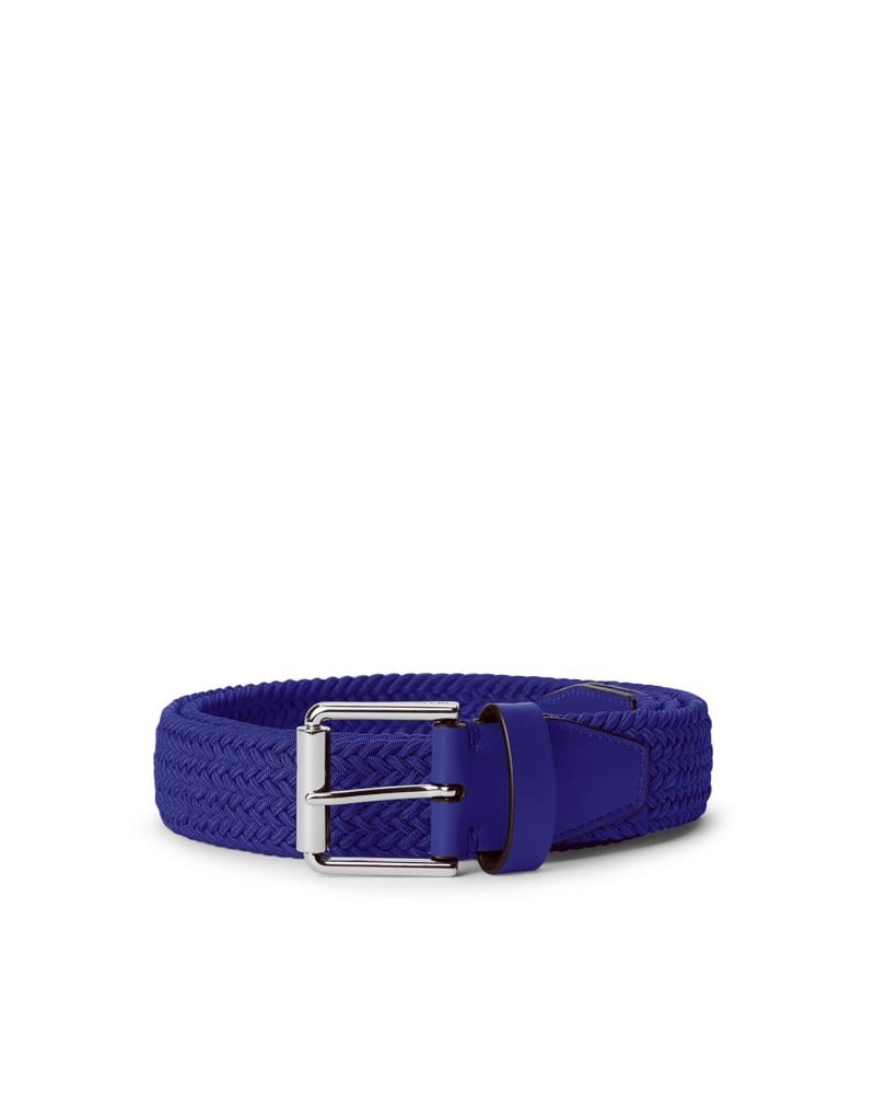 BLUE ECCO Golf Braided Belt