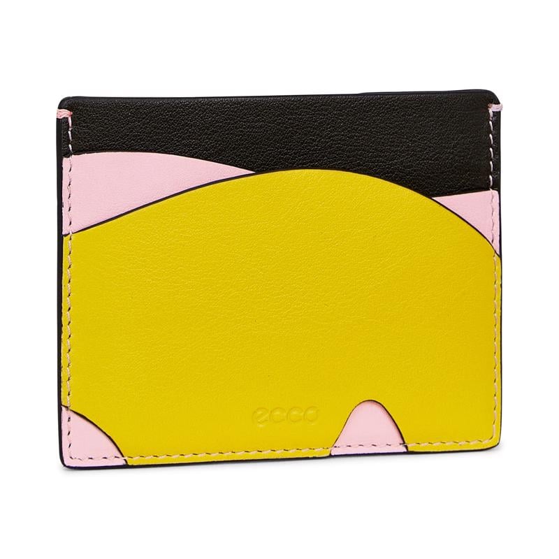 Multicolour ECCO Wallet Card Case Patched