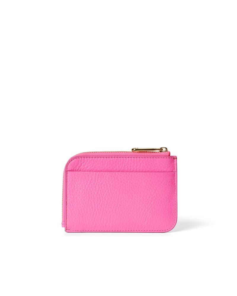 Pink ECCO Card Case Zipped