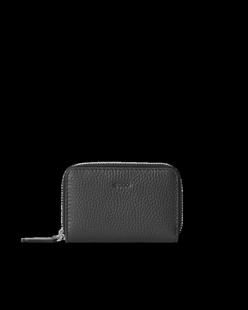 BLACK ECCO Essential Zipped Purse